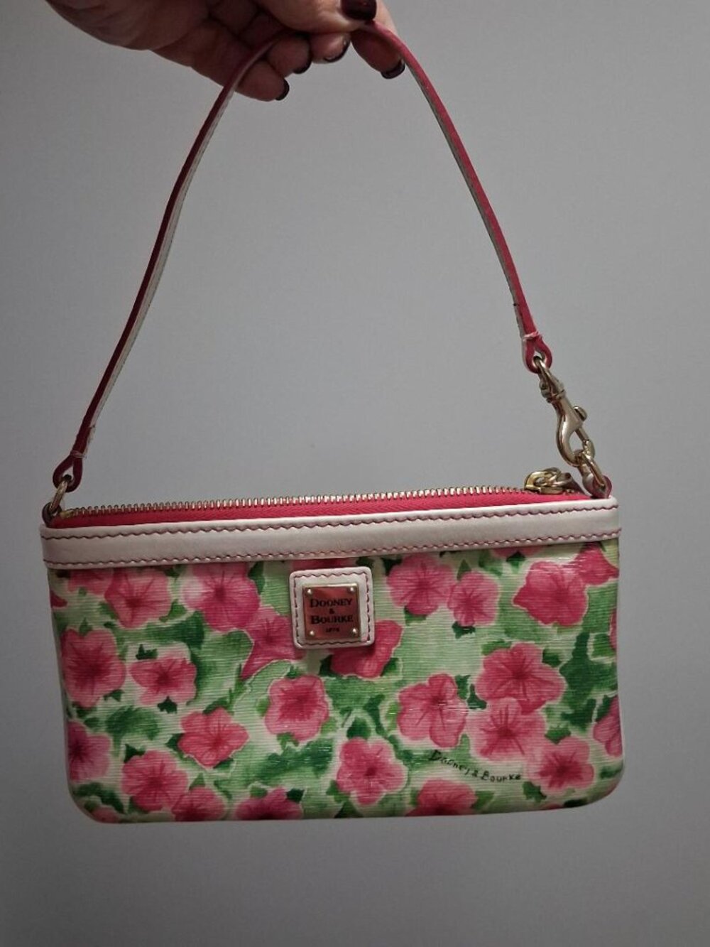 Dooney & Bourke Pink Petunia Wristlet